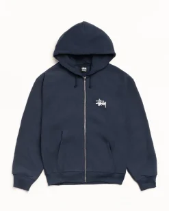BASIC STÜSSY ZIP HOODIE