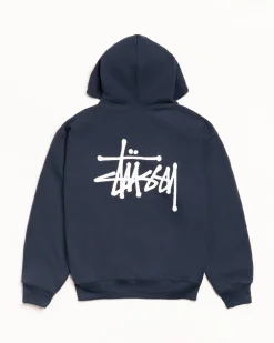 BASIC STÜSSY ZIP HOODIE