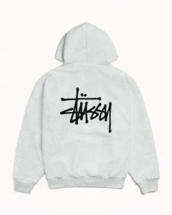 BASIC STÜSSY ZIP HOODIE