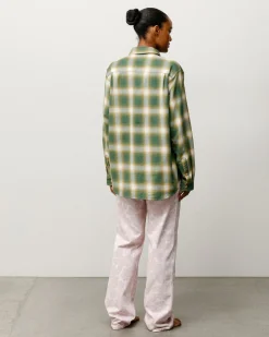 BEACH OMBRE PLAID SHIRT