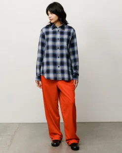 BEACH OMBRE PLAID SHIRT