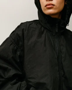 DOUBLE COTTON HOODED JACKET