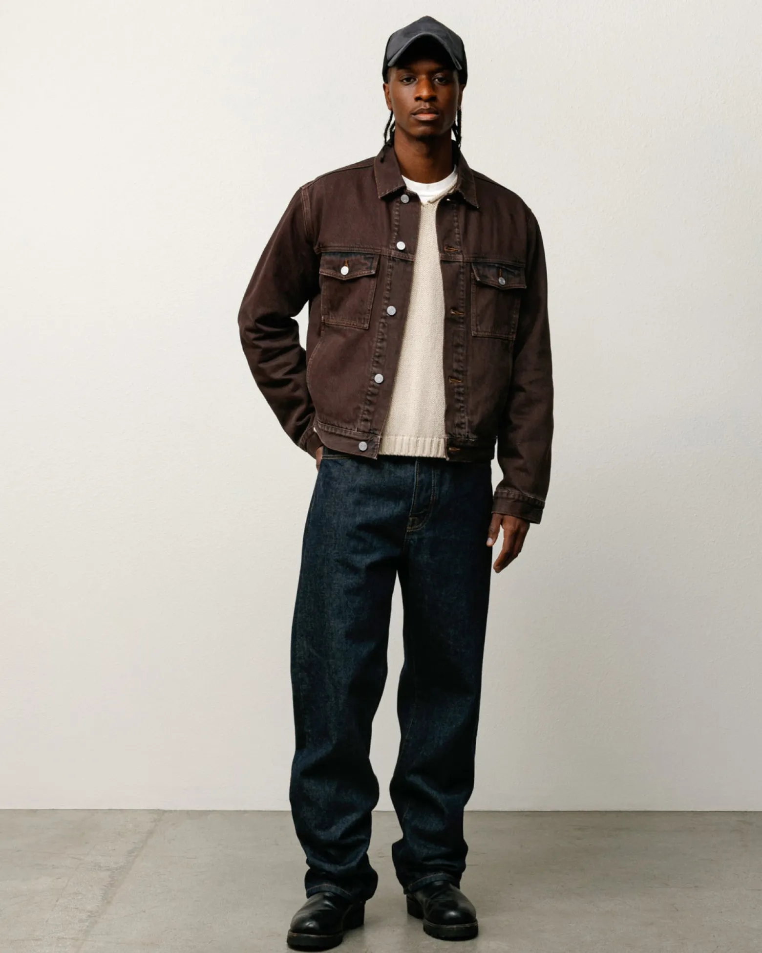 LINED DENIM TRUCKER JACKET