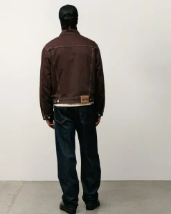 LINED DENIM TRUCKER JACKET