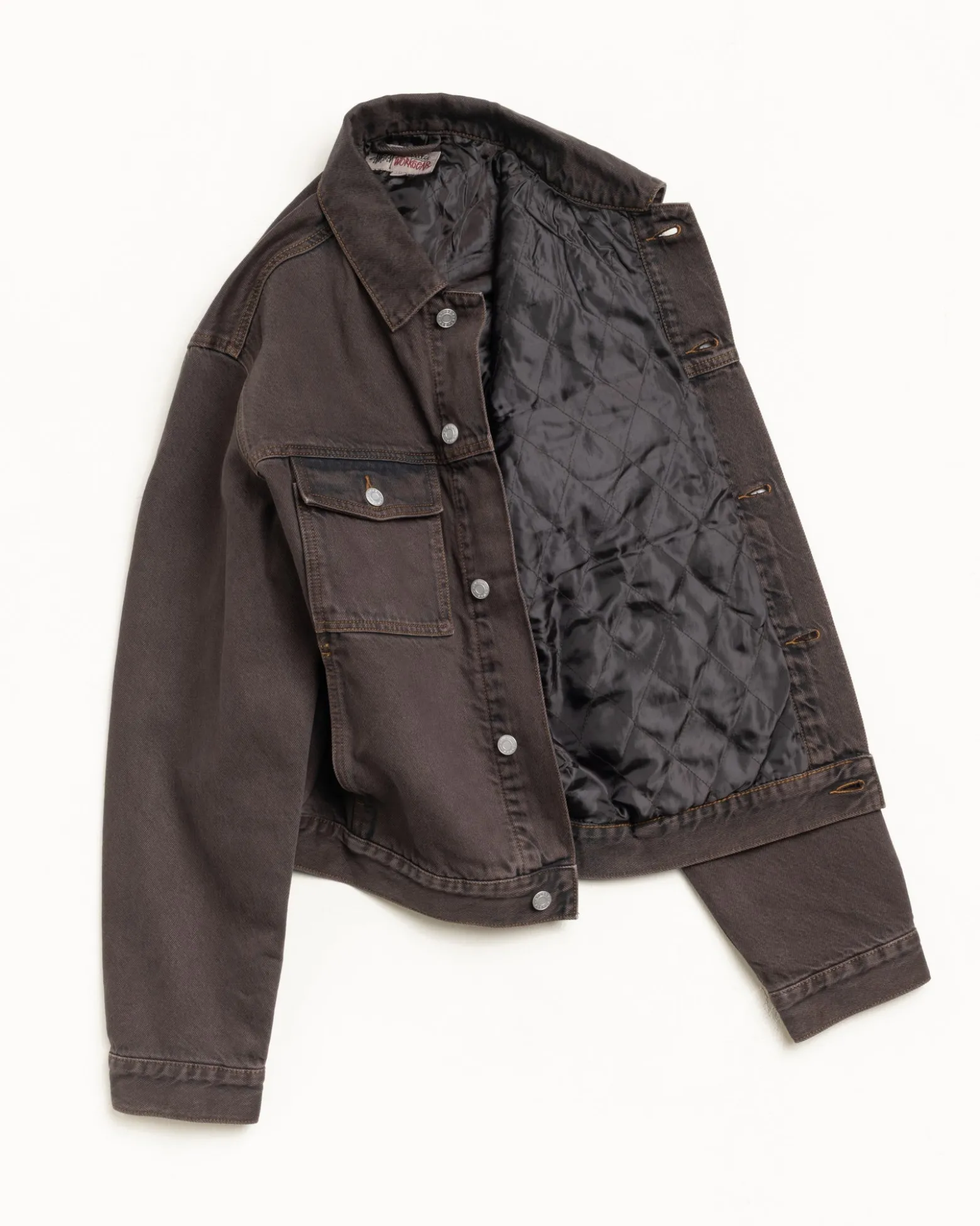 LINED DENIM TRUCKER JACKET