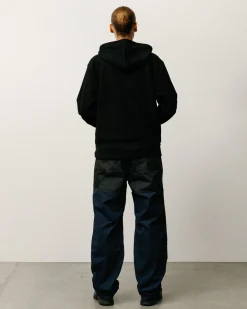 PATCH ZIP KNIT HOODIE