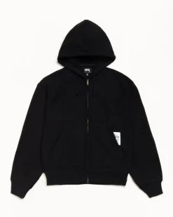 PATCH ZIP KNIT HOODIE