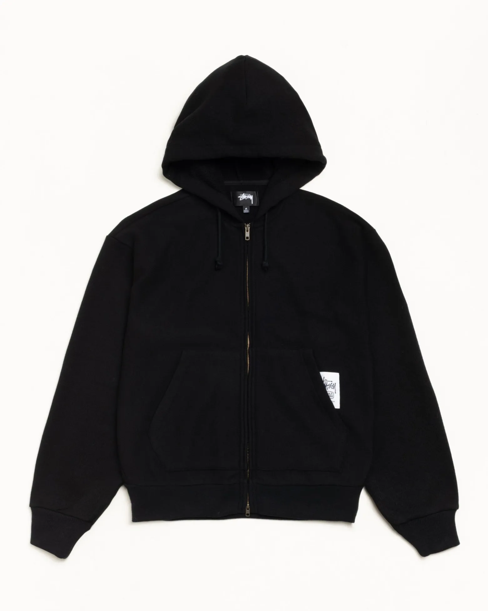 PATCH ZIP KNIT HOODIE
