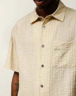 PLEATED TEXTURED SHIRT