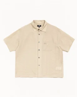 PLEATED TEXTURED SHIRT