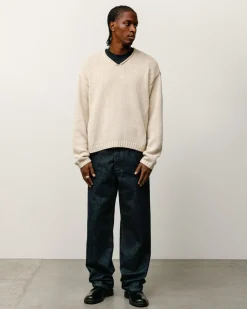 ROLL V NECK SWEATER