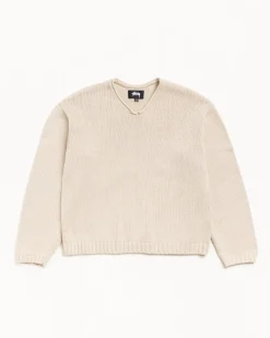 ROLL V NECK SWEATER