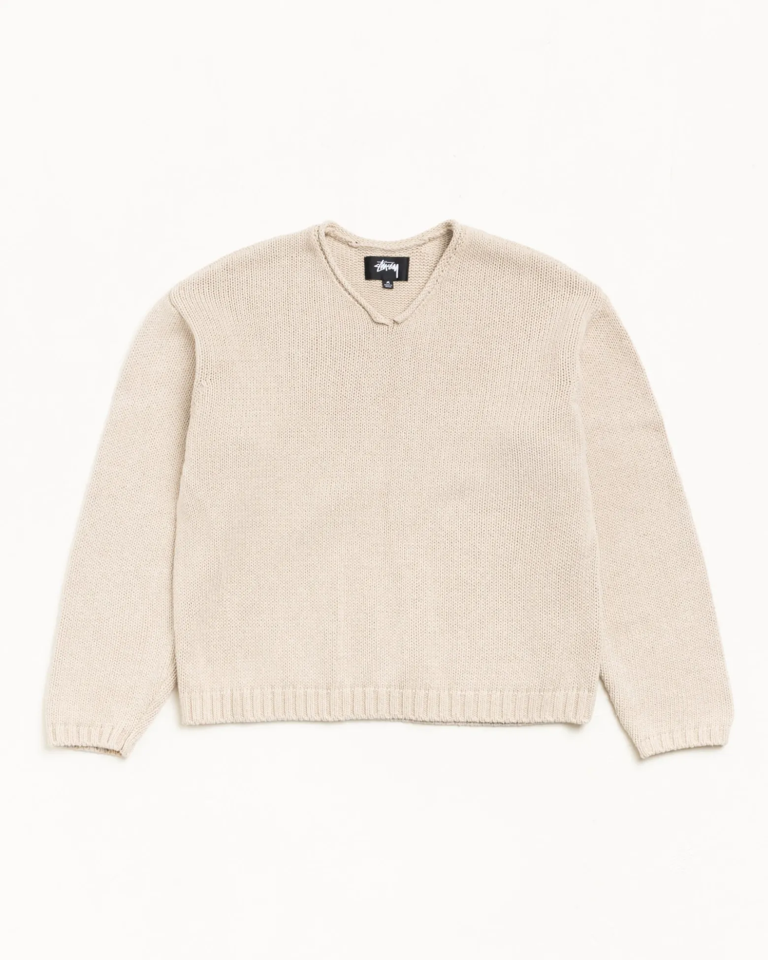 ROLL V NECK SWEATER