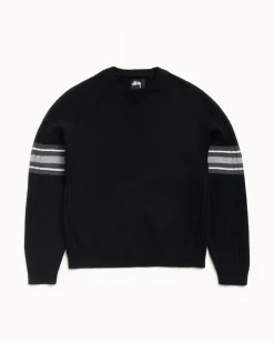 STRIPE RAGLAN CREW