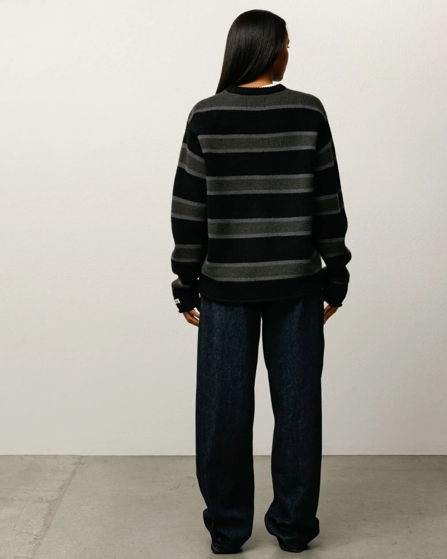 STRIPED WOOL SWEATER