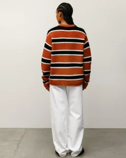 STRIPED WOOL SWEATER