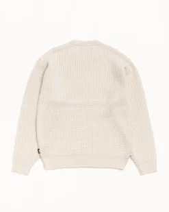 WAFFLE CASHMERE SWEATER