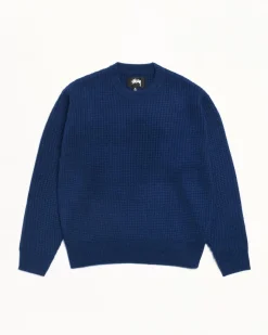 WAFFLE CASHMERE SWEATER